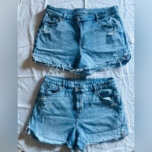 American Eagle Outfitters Denim Cutoff Shorts Bundle size 16